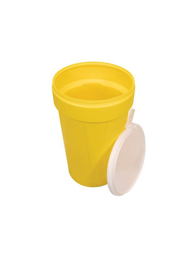 RightPail ™ 5 Gallon Plastic Bucket, Open Head, Metal Handle – Yellow